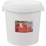 Nettoyant mains d'atelier rouge KARZHAN, parfum amande, seau de 30 litres