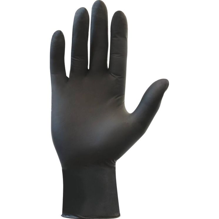 Boîte de 100 gants jetables M à XXL - Nitrile - Sans Latex - ambidextres, antistatique, biodégradable - 240x0,10 mm