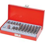 Coffret de 14 embouts Torx de T20 à T55 avec douille 1/2 porte embout, DRAKKAR