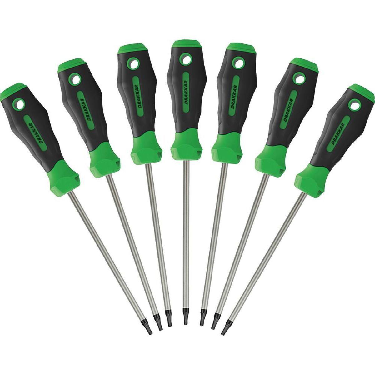 Jeu de 7 tournevis Torx de T10 à T40, DRAKKAR