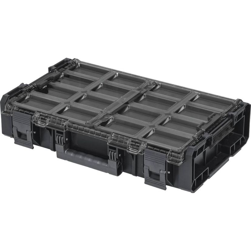 Mallette de rangement Drak'connect One avec 12 godets, résistant, 582x387x131mm, DRAKKAR