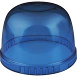 Cabochon de rechange bleu pour gyrophare LED double flash 12/24V, références 16301/16303/16305