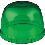 Cabochon de rechange vert pour gyrophare LED double flash 12/24V, références 16301/16303/16305