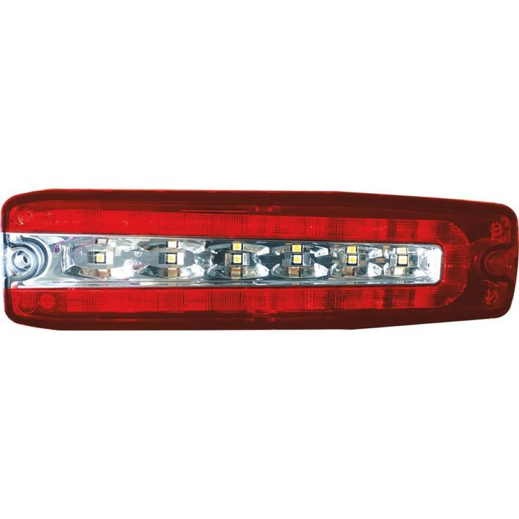 Feu arrière LED 12/24V avec connecteur DT4, 3 fonctions, entraxe 191 mm, VIGNAL