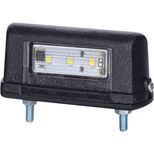 Feu éclaireur de plaque LED 12/24V, 82,6x38,7 mm, entraxe 52,5 mm