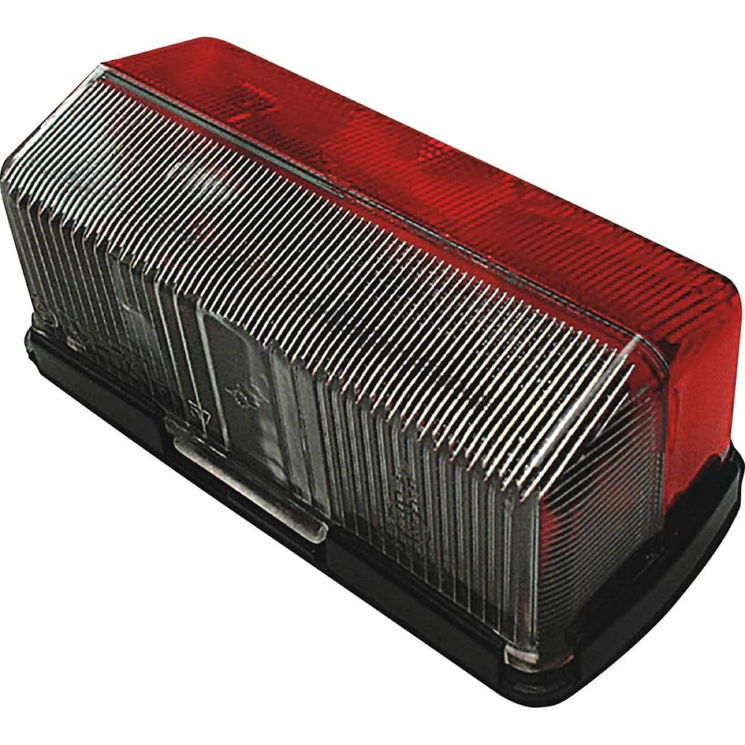 Feu de gabarit rouge et blanc à fixer, graisseur 12V-5W (non fournie)