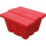 Bac à sel ou sable PEHD 100 litres avec couvercle, 750x670x420 mm, DRAKKAR