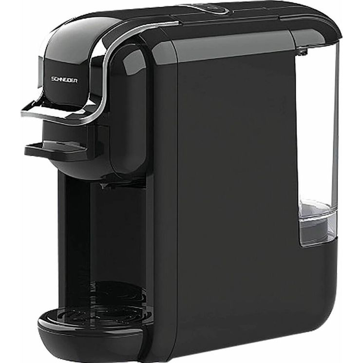 Machine expresso à capsules, compatible Nespresso, Dolce Gusto, 19 bar, réservoir d’eau 0,6 litres, SCHNEIDER