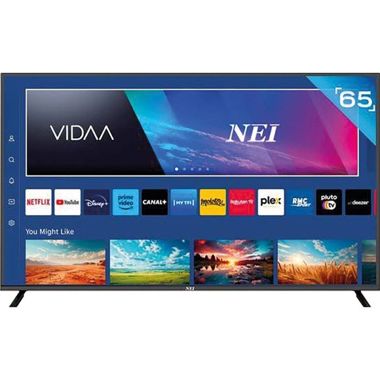 Téléviseur Smart TV LED 65" 165cm UHD 4K, SCHNEIDER