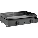 Plancha à gaz MODERN 60 pour 8 à 10 personnes, châssis acier noir, 5300W, FORGE ADOUR