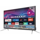 Téléviseur Smart TV 32" 81cm HD, SCHNEIDER