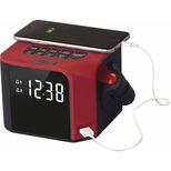 Radio réveil Luna 2.0 rouge, digital DAB+ et FM, SCHNEIDER