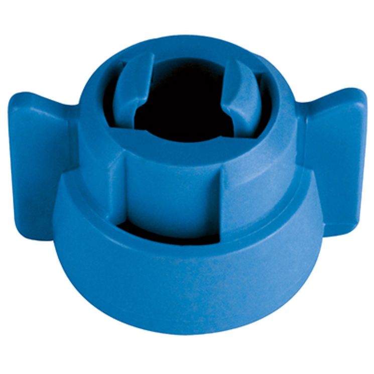 Écrou 1/4 baionnette standard bleu, méplat de 8 à 12mm