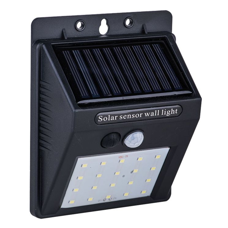 Lampe solaire 20 LED 180Lm avec détecteur angle 120°, LUMI TRACK