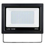 Projecteur LED plat 120° noir, 100W, 8000Lm, avec câble 1 mètre, LUMI TRACK