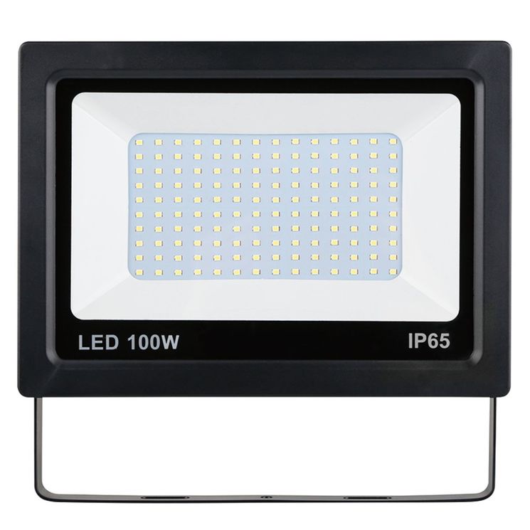 Projecteur LED plat 120° noir, 100W, 8000Lm, avec câble 1 mètre, LUMI TRACK