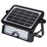 Projecteur LED 5W, 500Lm, avec panneau solaire 2,3W, LUMI TRACK