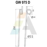 Dent de faneuse pour MASSEY FERGUSON, 606635, pièce interchangeable