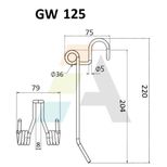 Dent de faneuse pour ROCHLAND, 454211, pièce interchangeable