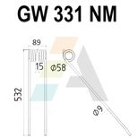 Dent d'andaineur pour JF-STOLL, 0621811 ,0.69.97.80 , 0.62.18.11 , pièce interchangeable