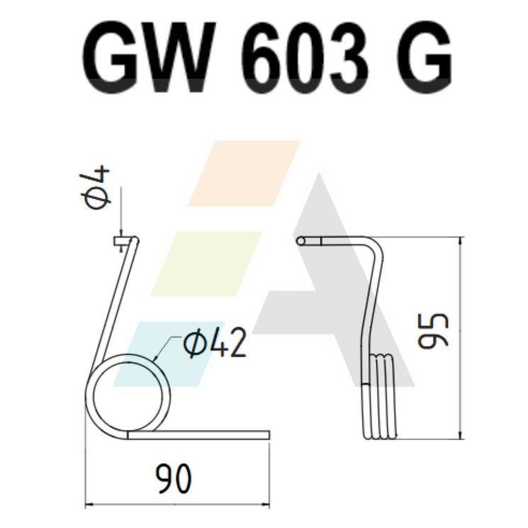 Dent de rabatteur pour moissonneuse-batteuse LANDA, 74 603 848, pièce interchangeable