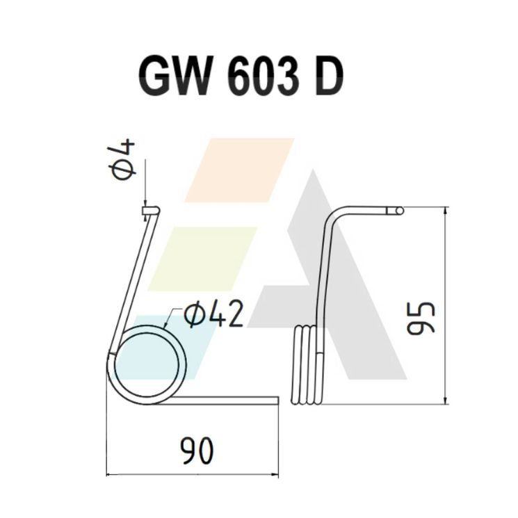 Dent de rabatteur pour moissonneuse-batteuse LANDA, 74 603 849, pièce interchangeable