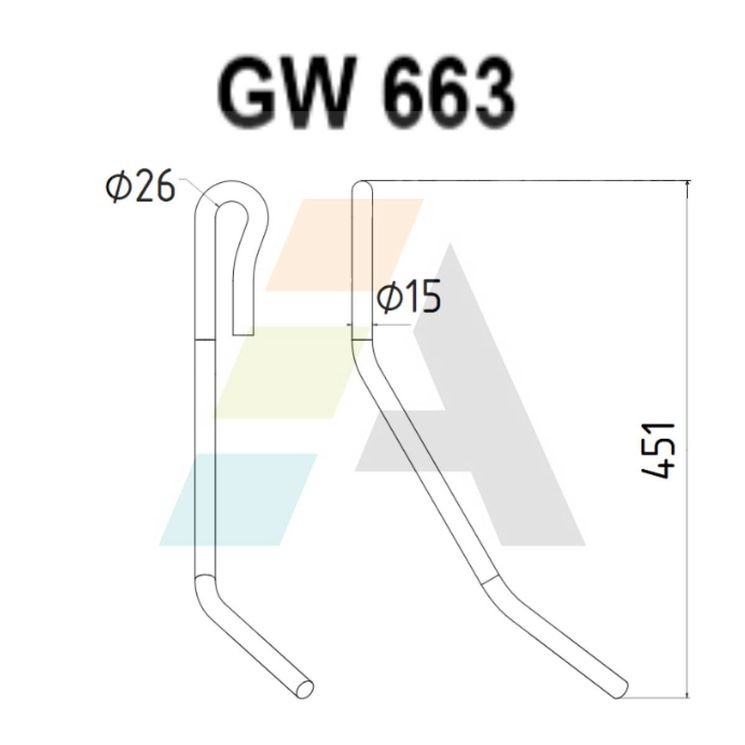 Griffe de semoir pour AMAZONE, 959338, pièce interchangeable