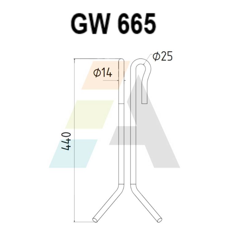 Griffe de semoir pour AMAZONE, 959336, pièce interchangeable