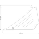 Fourche de criblage MSBS, 1.40 à 2.40 mètres, 0.29 à 0.50 m², attache EURO, MANUTOSORE