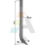 Tige 38° entraxe 16 mm, pour coeur de bineuse SCHMOTZER, EINBOCK, 15-106-S, pièce interchangeable