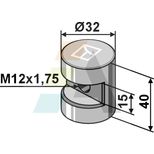 Bride rond calage tige, M12x1,75, pour cultivateur CARRE, pièce interchangeable