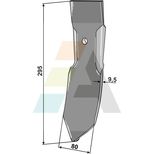 Soc droit standard démontage rapide QC, pour GREGOIRE BESSON, M340045, pièce interchangeable