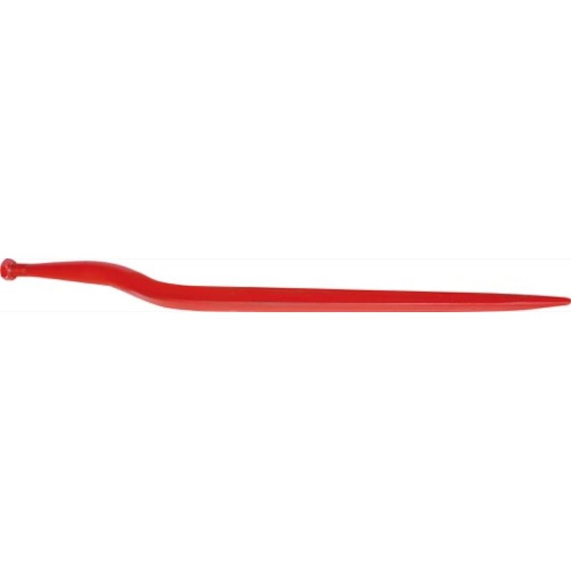 Doigt de fourche contre-coudé, fixation filetée M22x1.5, longueur 820mm, Ø 36mm, pièce interchangeable