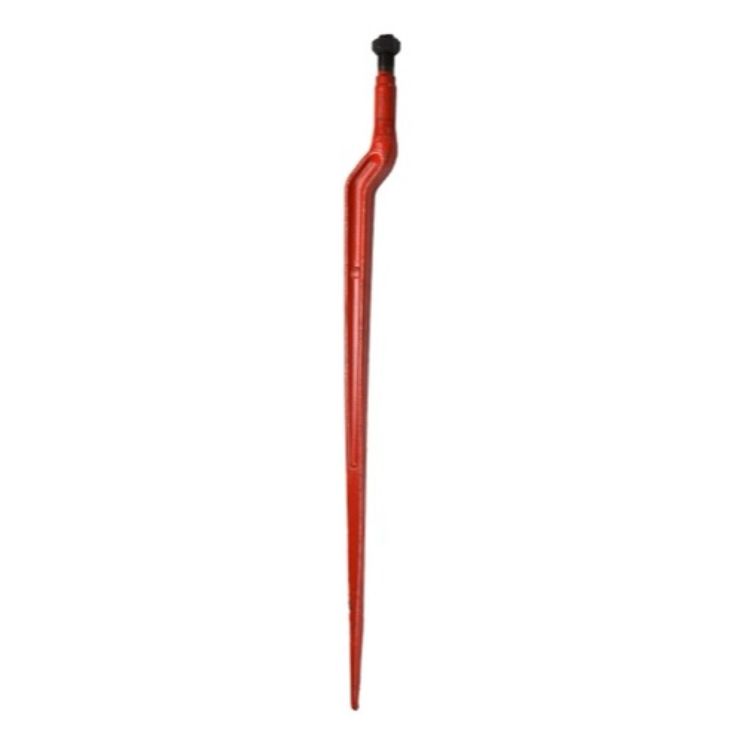 Doigt de fourche contre-coudé, fixation filetée M22x1.5, longueur 880mm, Ø 36mm, pièce interchangeable