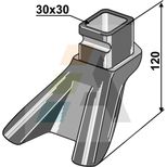 Injecteur de semence type BOURGAULT, 300-ATM-1010, 30x30 / 120mm, pièce origine