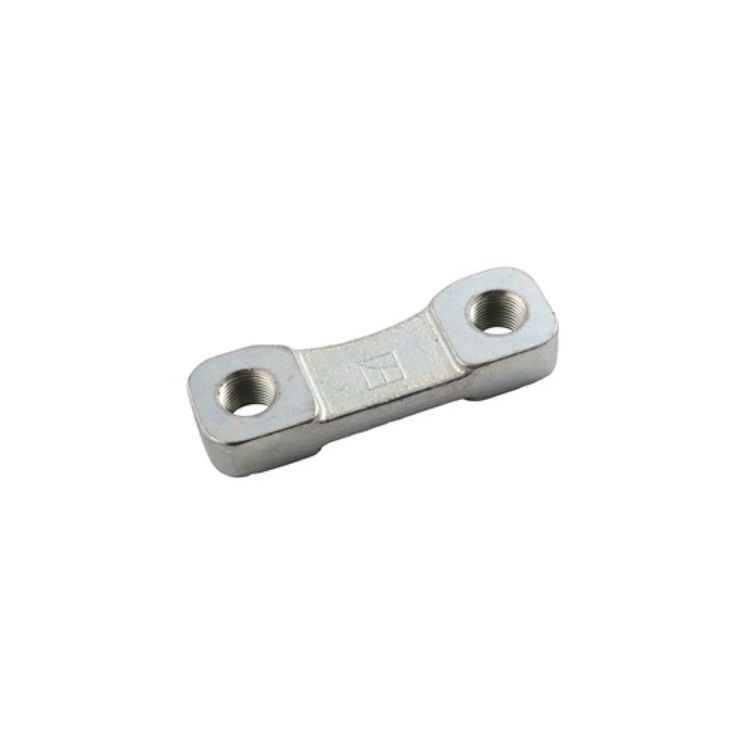 Ecrou à panier 102x32x16mm, entraxe 73mm, trous M16x1,5 pour dent de herse rotative LEMKEN, 4598601, pièce interchangeable