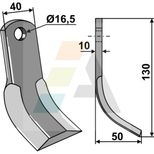 Fléau Y pour débroussailleuse KVERNELAND, MALETTI, MA7800080, pièce interchangeable