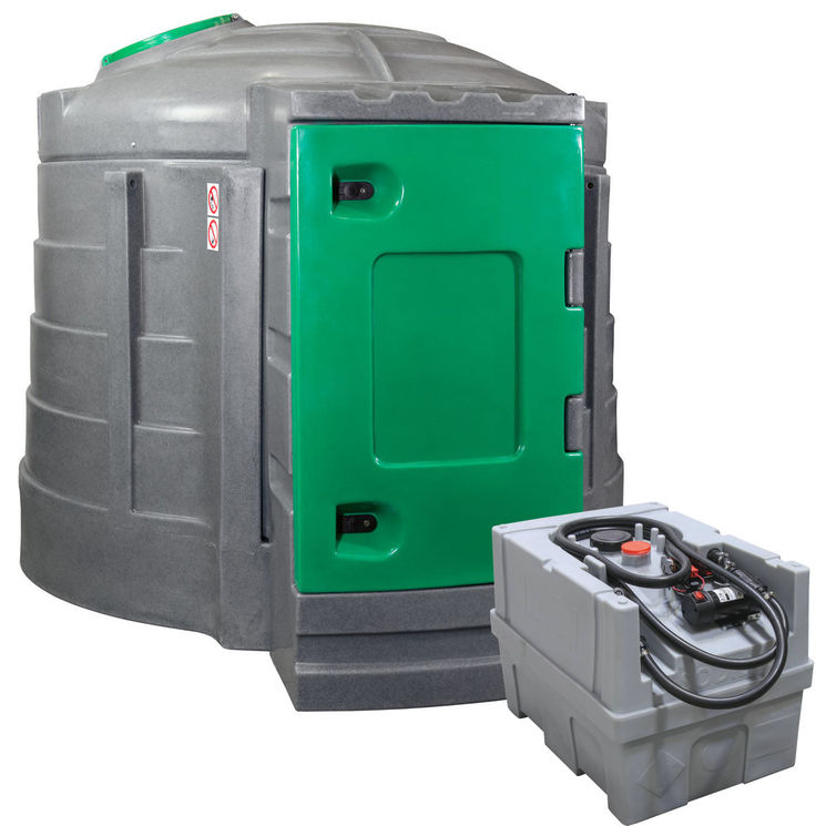 Station fuel 5000L pompe PANTHER double paroi, pompe 79 L/Min, stockage GNR + cuve de ravitaillement 200 litres OFFERTE