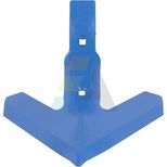 Soc patte d'oie KG35 2 trous, pour LEMKEN Karat DeltaCut, 33710066, 33710042, 350mm x Ø12,5mm, piece origine