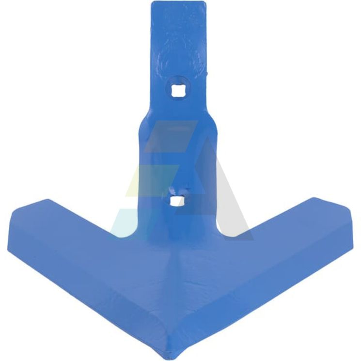 Soc patte d'oie KG35 2 trous, pour LEMKEN Karat DeltaCut, 33710066, 33710042, 350mm x Ø12,5mm, piece origine