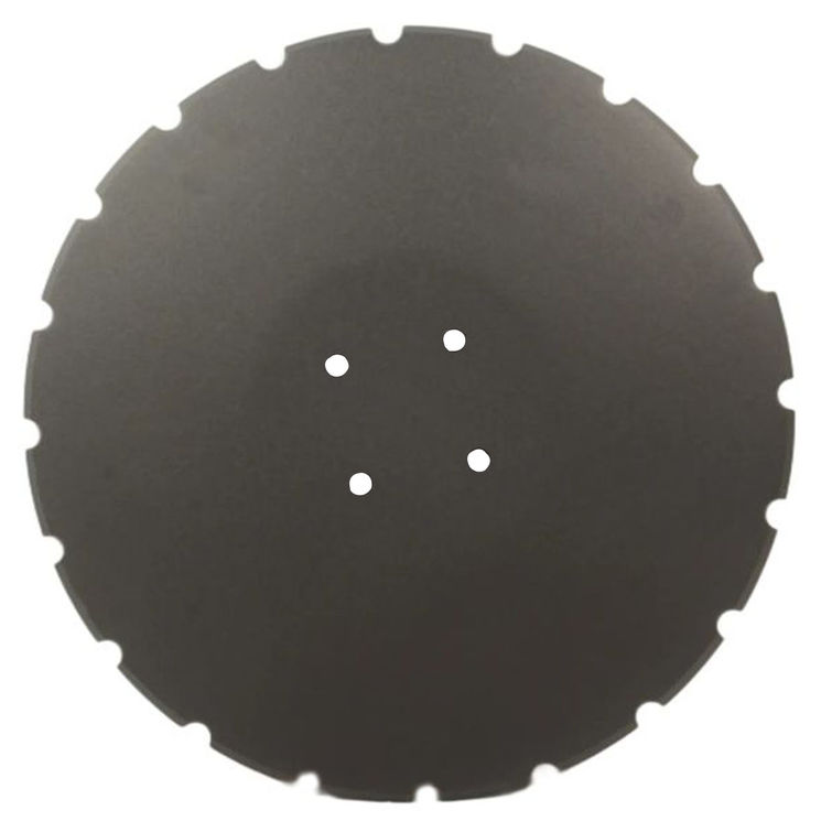 Disque crénelé 455x5 mm, 4 trous, pour déchaumeur à disques RABEWERK, 9031.13.29 - 90311329, pièce interchangeable