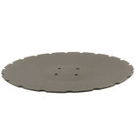 Disque crénelé 455x5 mm, 4 trous, pour déchaumeur à disques RABEWERK, 9031.13.29 - 90311329, pièce interchangeable