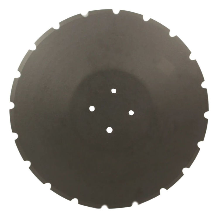 Disque crénelé 510x5 mm, 101-21212, 4 trous, fieldbird Rabewerk, pièce interchangeable