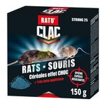 Raticide en grain au brodifacoum 150 g, RATU'CLAC