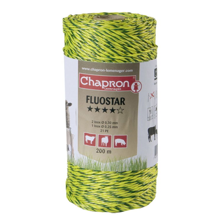 Fil électro-plastique Fluostar à haute visibilité, 40001382, CHAPRON