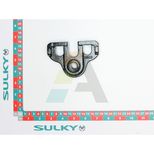 Porte amortisseur avec silent bloc ED, pour distributeur d'engrais SULKY, 010998 - 011195, pièce origine