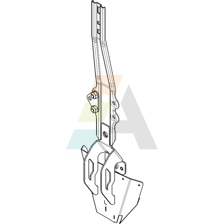 Levier largeur gauche ev as, pour distributeur d'engrais SULKY, 011166 - 911166, pièce origine