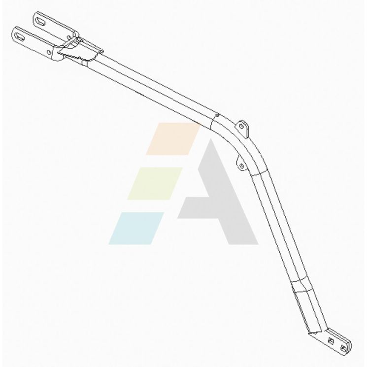 Tige élément semeur avant soudée, pour semoir SULKY, 016113 - 916113 - 912043 - 2912043 - 2916113, pièce origine