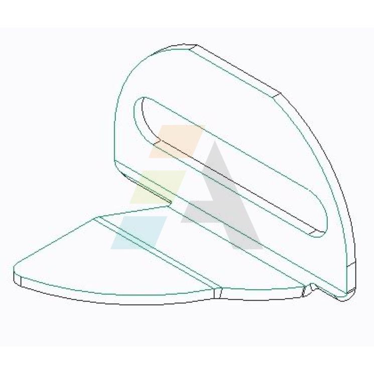 Index de goulotte de bordure dx 30+ vision, pour distributeur d'engrais SULKY, 068054 - 968054, pièce origine