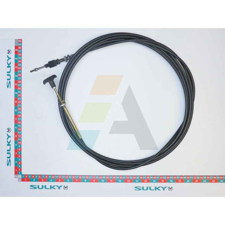 Cable justobord long 7 mètres, pour distributeur d'engrais SULKY, 684916 - 984916, pièce origine